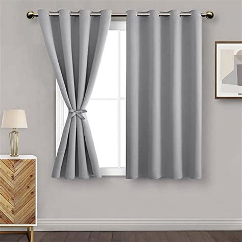 Dwcn Blackout Curtains For Bedroom With Tiebacks Room Darkening