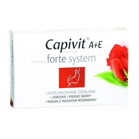 Capivit A E forte system 30 kapsułek Witamina A E Witaminy i