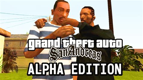 GTA San Andreas Alpha Edition Mission Robbing Uncle Sam YouTube