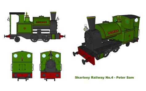 Skarloey Railway No.4 - Peter Sam by The-ARC-Minister on DeviantArt