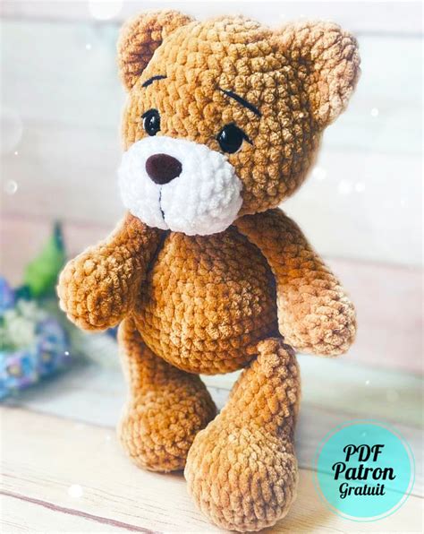 Ours En Peluche Momo Au Crochet Patron PDF Gratuit