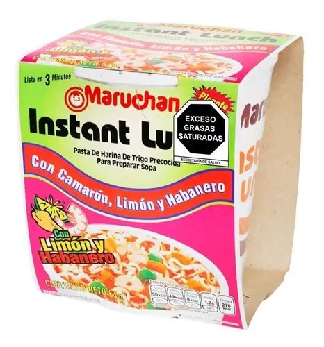 Sopa Instantánea Maruchan Camarón Limon Y Habanero 12 Pzs Mercadolibre