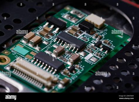 Circuit Board Closeup Stock Photo Alamy