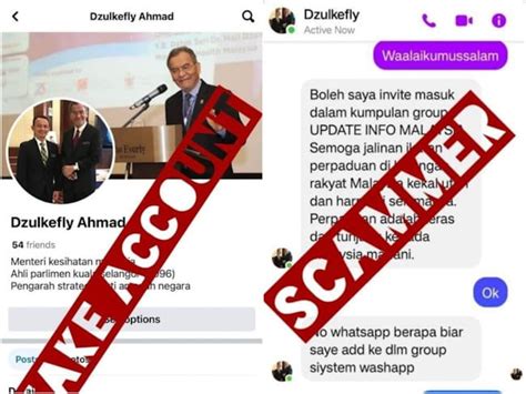 Ada Individu Guna Identiti Dzulkefly Buat Akaun Facebook Palsu