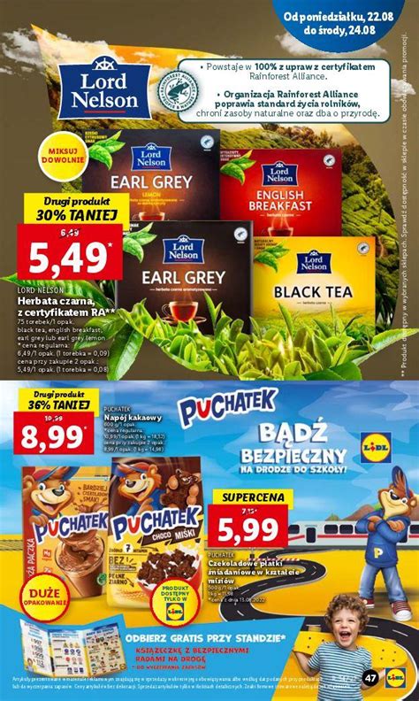 Gazetka promocyjna i reklamowa Lidl Od poniedziałku od 22 08 2022