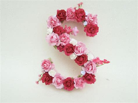 Letter S In Flowers