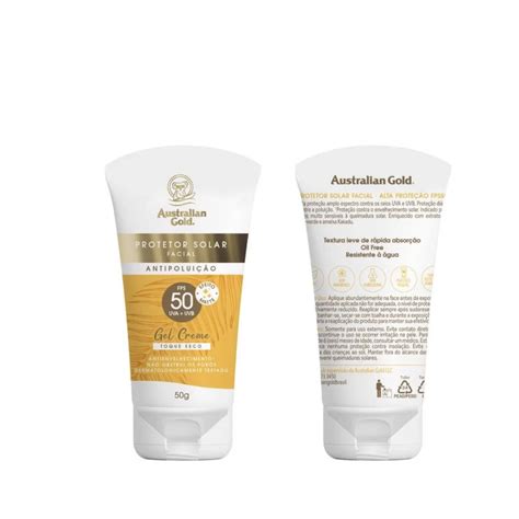 Protetor Solar Facial Gel Creme Fps Australian Gold G Shopee Brasil