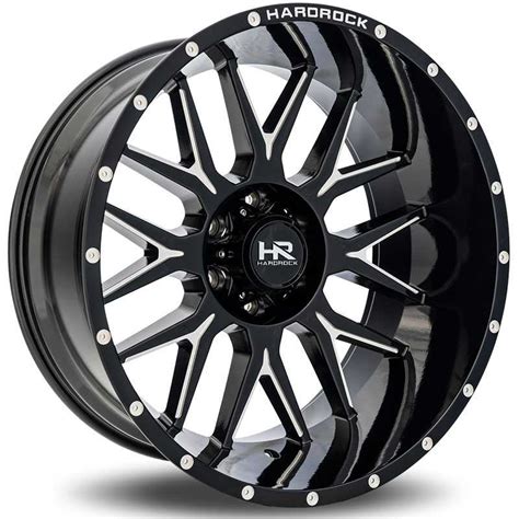 X Hardrock Offroad H Bloodshot Xposed Chrome Rev Wheels And Rims