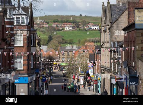 belper town centre derbyshire england uk gb Stock Photo: 68707097 - Alamy