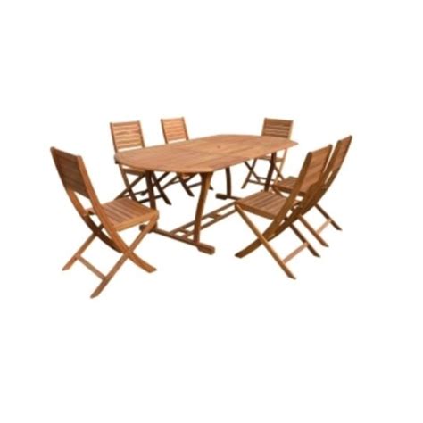 Ensemble De Jardin Table Chaises Bali Hyba Prix Carrefour