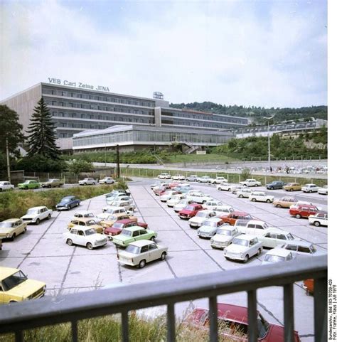 The Carl Zeiss Factory At Jena East Germany 1978 East Germany East