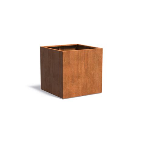 Cordoba Square Planters In Corten Steel