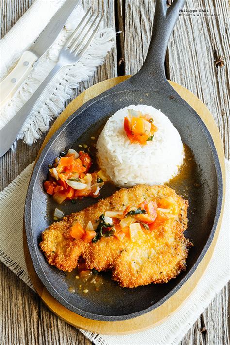 Tradicional Milanesa De Pollo Empanizada Receta