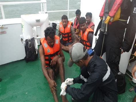 Cyclone Kyarr Indian Coast Guard Rescues 19 Fishermen 2100 Fishing Boats