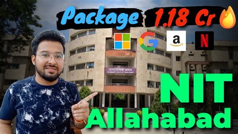 College Review Mnnit Allahabad 118 Crore🔥 Highest Package Fees