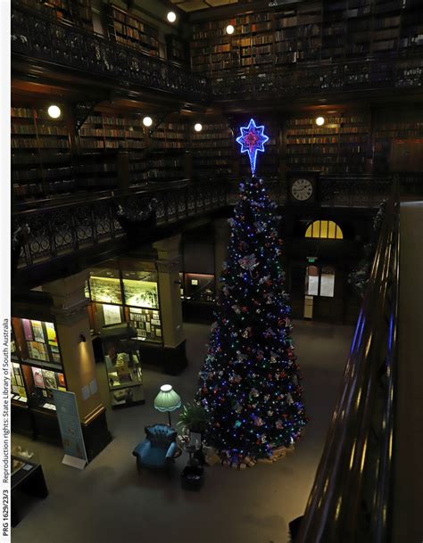 Christmas Tree In Mortlock Chamber Photograph State Library Of