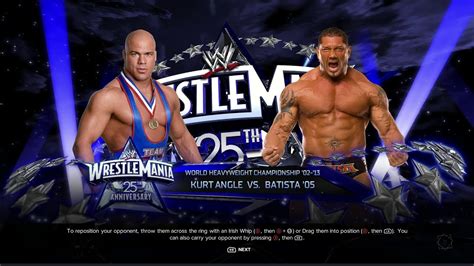 WWE 2K24 FULL MATCH Kurt Angle Vs Batista World Title Match