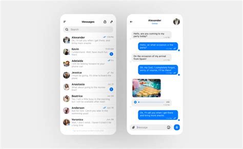 Download Direct Messaging Mobile Figma Template