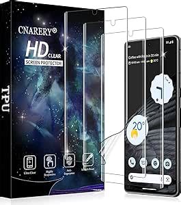 Packs Cnarery Google Pixel Pro Tpu Screen Protector With