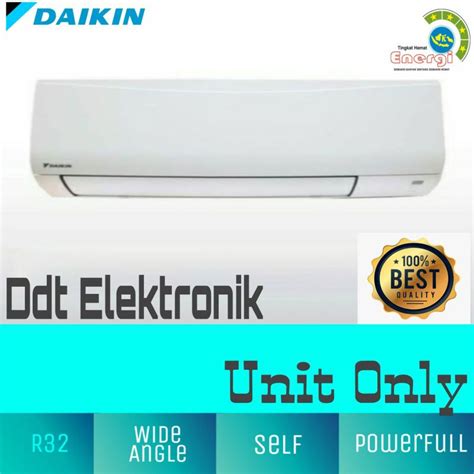 Jual Ac Daikin Flash Inverter Ftkq25uvm4 1 Pk Unit Only Shopee Indonesia