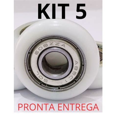 KIT 5 ROLDANAS PARA BOX BANHEIRO VIDRO JANELAS E PORTAS DE VIDRO