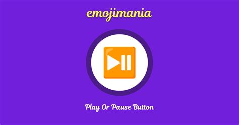 ⏯ Play Or Pause Button emoji Copy & Paste - Emojimania