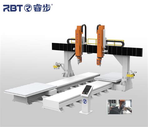 Rbt Axis Twin Table Head Cnc Milling Machine For Plastics Composites