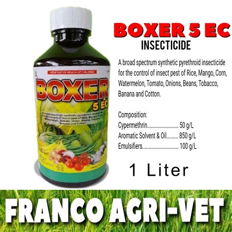 Boxer 5 EC Insecticide 1 Liter Lazada PH