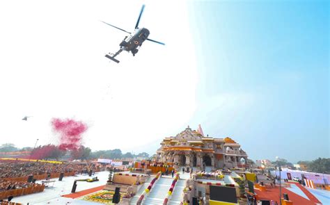 Inside Ayodhya Ram Temple Pm Modi Performs Ritual For Pran Pratishtha