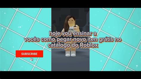 como pegar novo iten no catálogo do Roblox YouTube