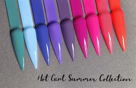 Gel Polish Hot Girl Summer Collection Colour Me Pretty Nails