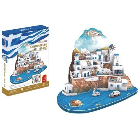 Puzzle Santorini Grécia 3D Puzzle Mania pt