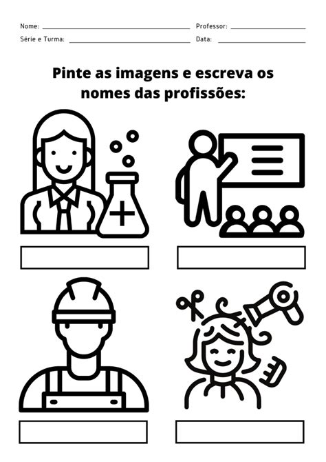 Atividades sobre profissões para educação infantil Artesanato Passo a