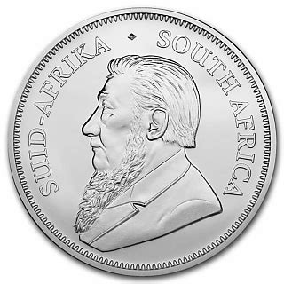 1 Oz Silbermünze Krügerrand Südafrika 2024 Krügerrand 1 Rand in Silber