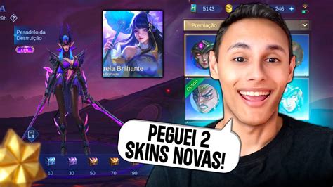 𝗡𝗢𝗩𝗔 𝗥𝗢𝗟𝗘𝗧𝗔 Evento Estrela Brilhante Varias Skins Mobile Legends