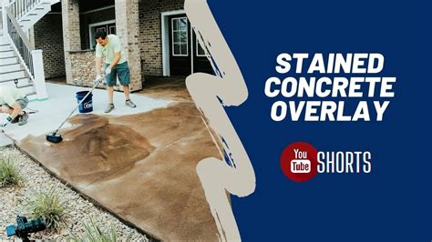 Resurfacing A Concrete Patio Youtube