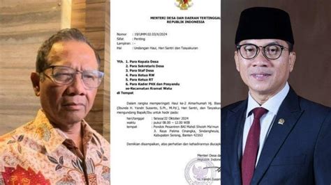 Baru Dilantik Sudah Blunder Mendes PDT Pakai Kop Kementerian Untuk