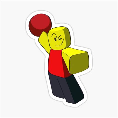 "Baller Roblox Drawn" Sticker for Sale by da-swag-shop | Redbubble