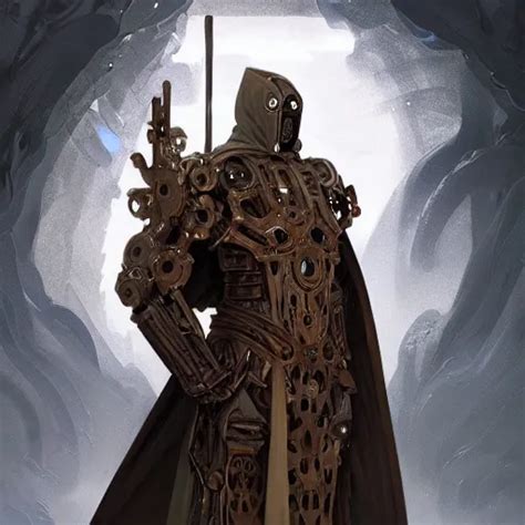 Beautiful Magical Warforged Construct Humanoid Wood Stable Diffusion