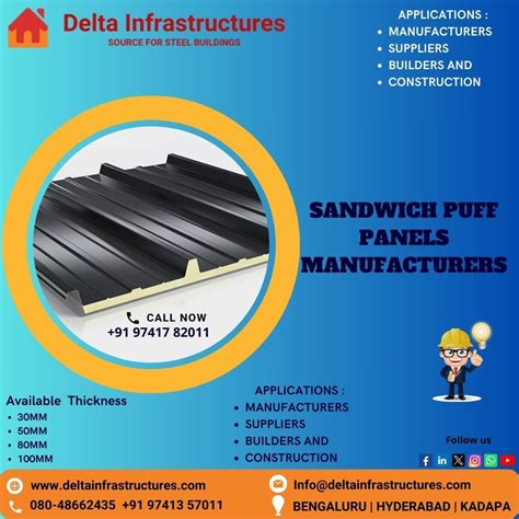 Sandwich Puff Sheets And Wall Panels Manufacturers In Bangalore — Order