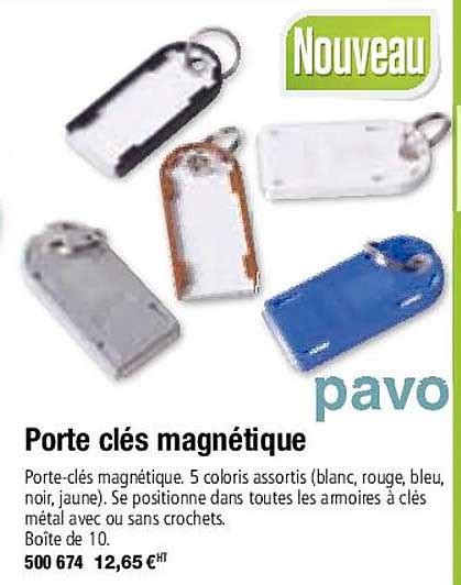 Offre Porte Cl S Magn Tique Pavo Chez Hyperburo