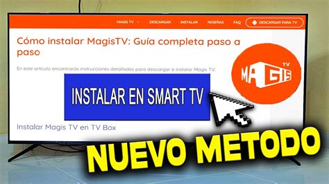 Como Instalar Magis Tv En Smart Tv Y Otros Televisores Nuevo Metodo