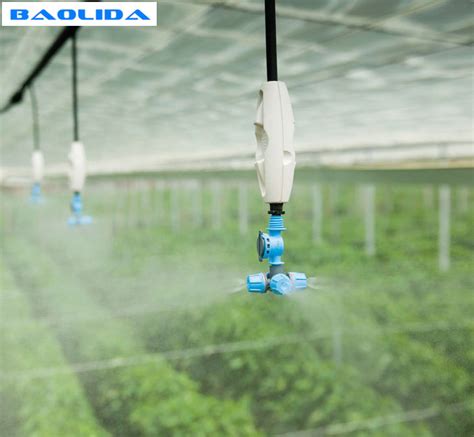 Automatic Misting Greenhouse Irrigation System Sprinkler Irrigation For Humidity