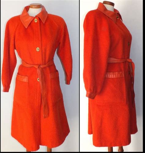 1960s Bonnie Cashin Mohair And Leather Coat