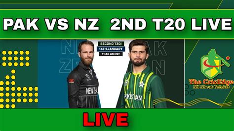 🔴live Pakistan Vs New Zealand 2nd T20ilive One News Page Video