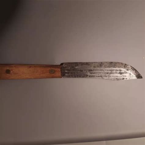 Vintage True Edge Ontario Knife Co Old Hickory Carbon Steel Butcher