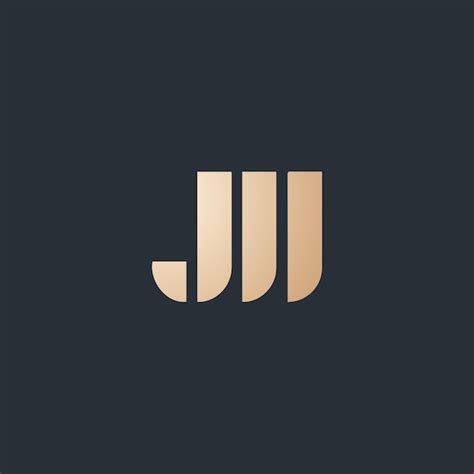 Jw Logo Design Vektorbild Premium Vektor