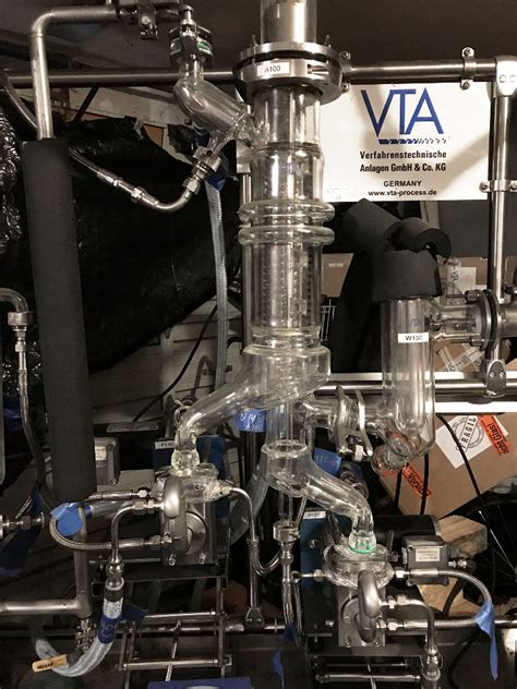 Root Sciences Vta Wiped Film Automated Short Path Distillation Plant