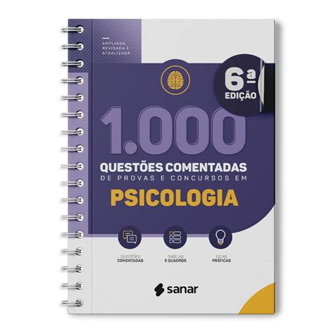 1 000 Questões Comentadas de Provas e Concursos em Psicologia 6ª Ed