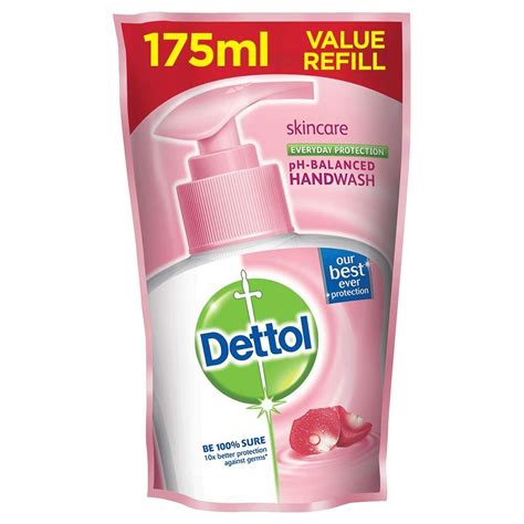 Dettol Skincare Ph Balanced Hand Wash Packaging Type Pouch Packaging